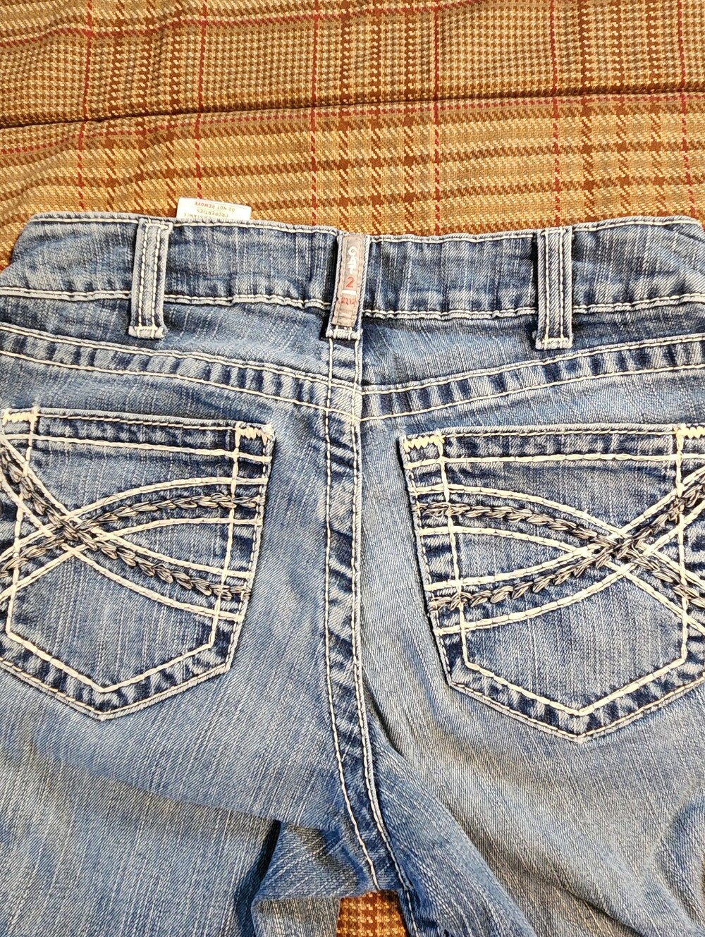 Ariat Work FR Jeans Womens 27R Medium  Blue Mid Rise Bootcut Stretch 10019544S